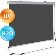 Multigarden Vertical roll-up awning with crank, balcony, terrace, gazebo, beige, MultiGarden