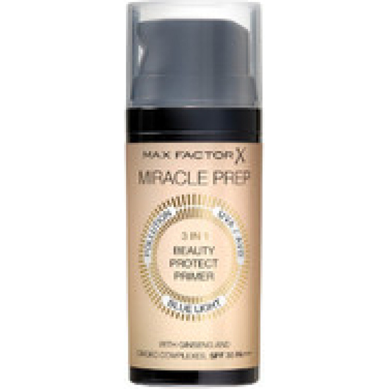 Max Factor Miracle Prep SPF 30 3in1 Beauty Protect Primer - Make-up base 30 ml