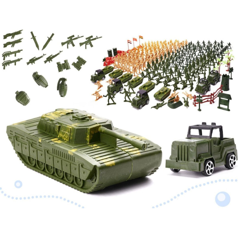 Karavīru militāro figūru komplekts 307el.