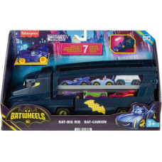 Rotaļu automašīna un kravas automašīna Fisher-Price DC Batwheels Bat-Big Bam Batmobile 1:55 Scale Diecast