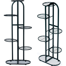 Modernhome Modern metal flower stand 6 levels black