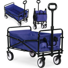 Multigarden Beach transport garden trolley, foldable, blue, 48x90 cm, MultiGarden