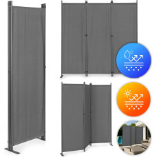 Multigarden Folding 3-Panel Garden and Room Divider 167x164 cm Grey MultiGarden