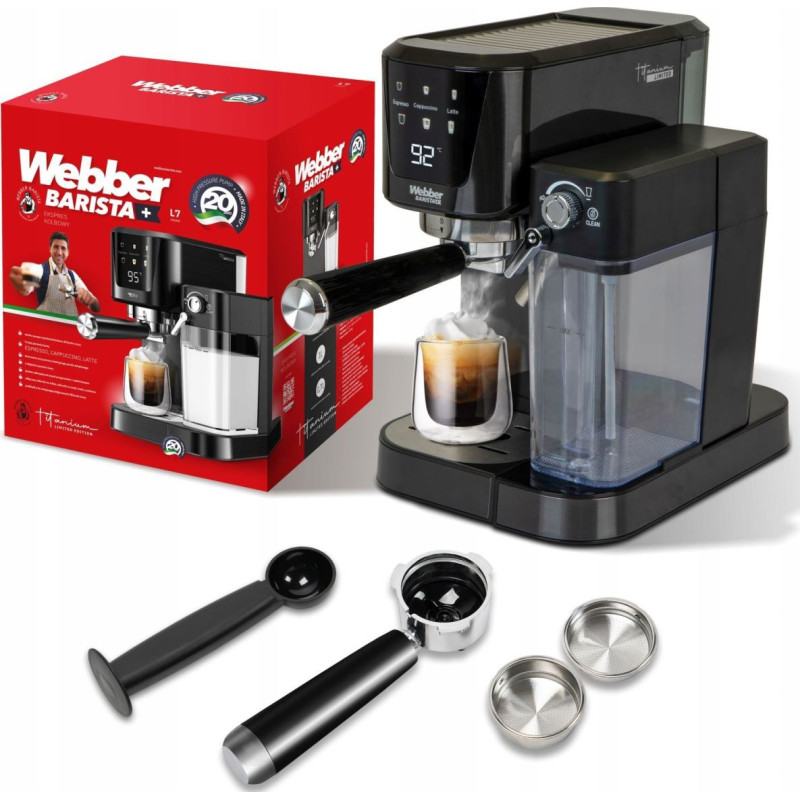 Webber Pressure Coffee Maker Semi-Automatic Portafilter WEBBER L7
