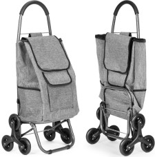 Modernhome Shopping Trolley with Bag 33 Liters Triple Wheels Additional Pockets ModernHome