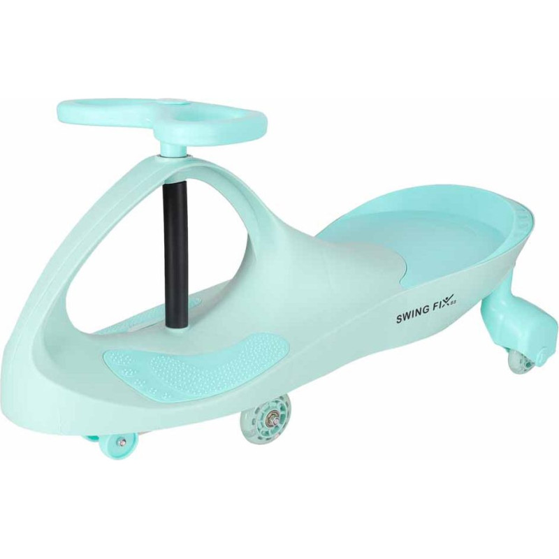 Gravitācijas amerikāņu kalniņi ar kvēlojošiem LED riteņiem piparmētra