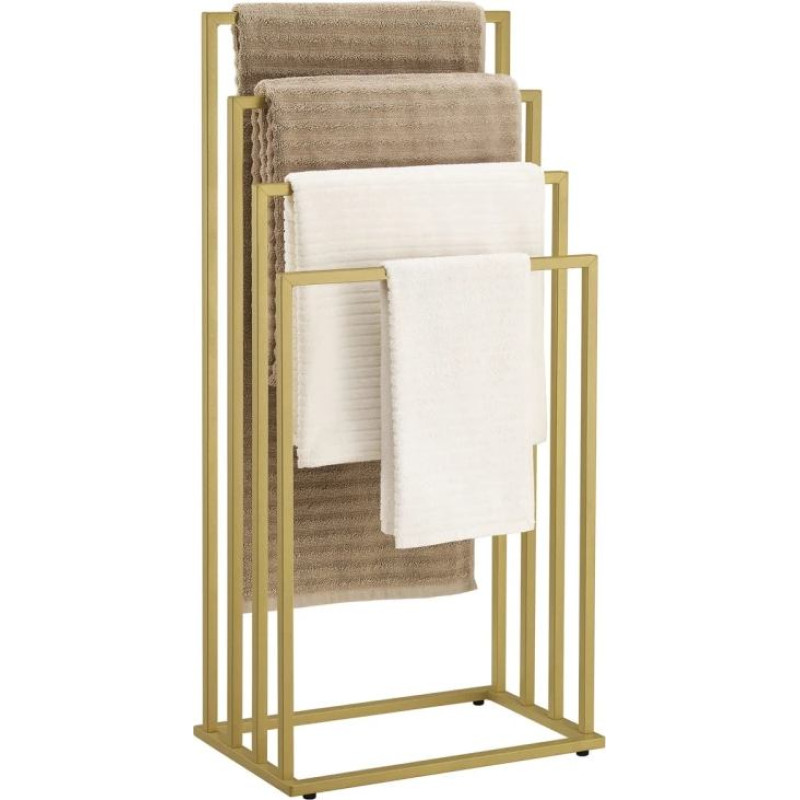 Leobert Towel Rack 4 Bars - Gold
