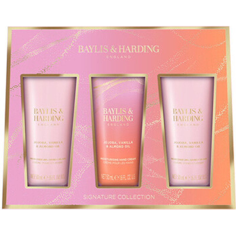 Baylis & Harding Hand Care Gift Set ( Jojoba, Vanilka & Mandlov&yacute; olej ) - D&aacute;rkov&aacute; sada