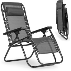 Multigarden Garden armchair with adjustable backrest - gray ZERO GRAVITY ModernHome