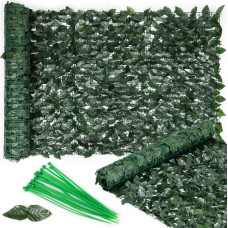 Multigarden Artificial ivy hedge, 300x100 cm, green balcony cover, masking