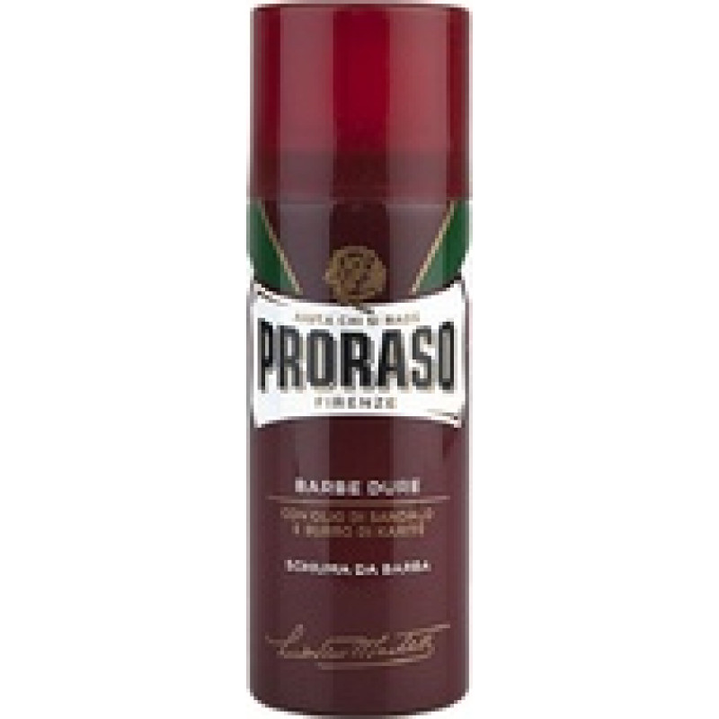 Proraso Red Shaving Foam - Shaving foam with shea butter