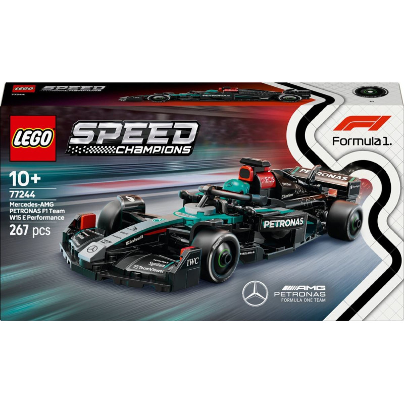 LEGO Speed Champions 77244 Formula 1 Mercedes-AMG W15 - Būvēšanas komplekts no 10 gadiem