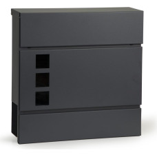 Modernhome Mailbox for letters with newspaper holder made of galvanized steel &ndash; ModernHome