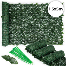 Multigarden Artificial ivy hedge, 500x50 cm, green balcony cover, masking