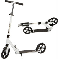 Bauerkraft City Scooter for Children and Teenagers Foldable Height Adjustable 95-105 cm Wheels 200 mm