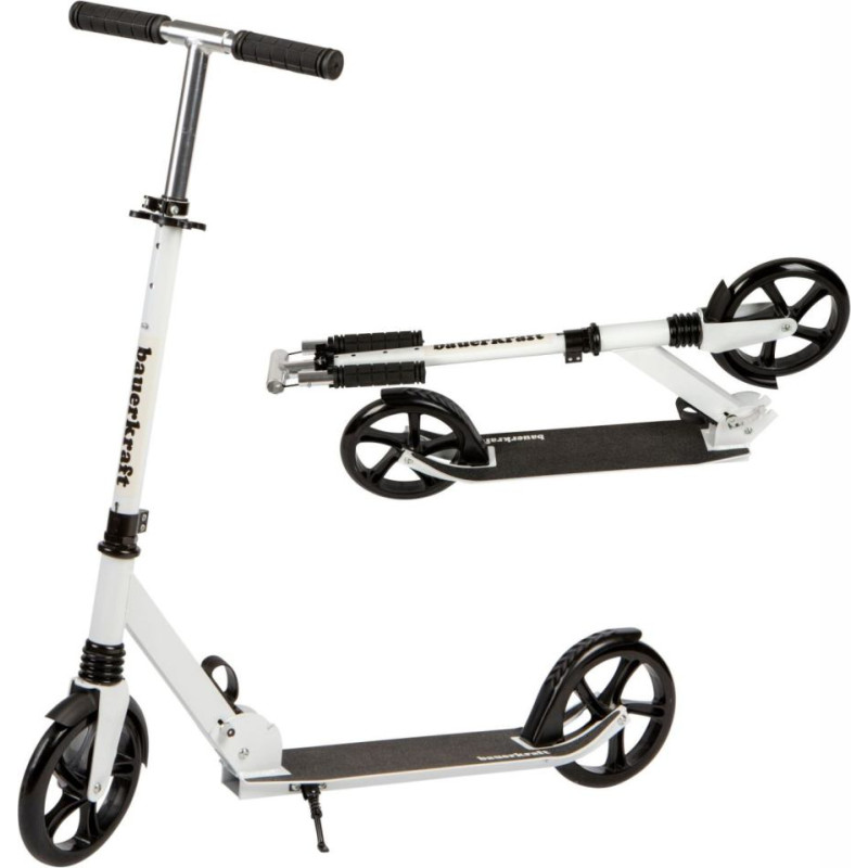 Bauerkraft City Scooter for Children and Teenagers Foldable Height Adjustable 95-105 cm Wheels 200 mm