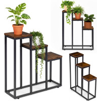 Modernhome Standing Plant Stand for Flowers Decorations 3 Shelves Loft ModernHome