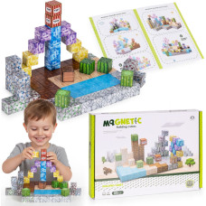 Multistore Magnetic Construction Blocks Set for Children 88 Pieces