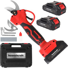 Bauerkraft Cordless Electric Pruning Shears for Branches and Hedges 21V