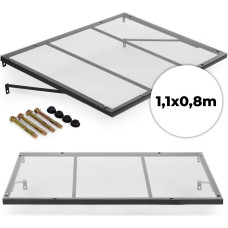 Multigarden Daszek nad drzwi wejściowe 113x80 cm zadaszenie osłona UV MultiGarden