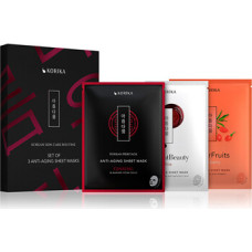 Korika Anti-Aging Sheet Masks Kit - Sada masek proti st&aacute;rnut&iacute;