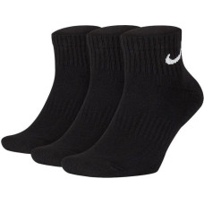 Vīriešu sporta zeķes Nike Everyday Cushion Ankle M SX7667 010, 3 pāri, melnas