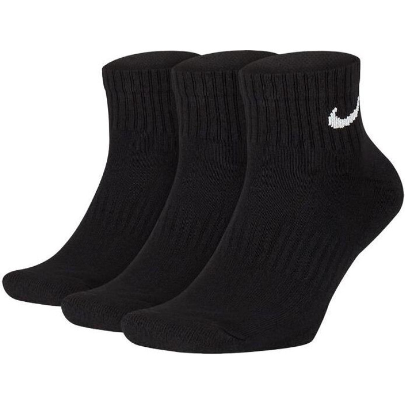 Vīriešu sporta zeķes Nike Everyday Cushion Ankle M SX7667 010, 3 pāri, melnas