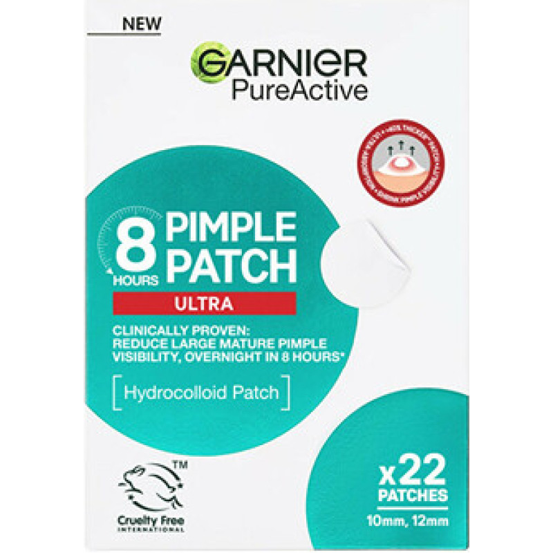 Garnier 8h Pimple Patch Ultra - Hydrokoloidn&iacute; n&aacute;plasti