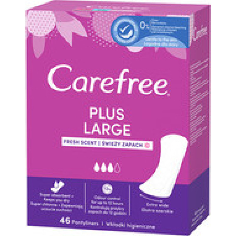 Carefree Plus Large Panty liners