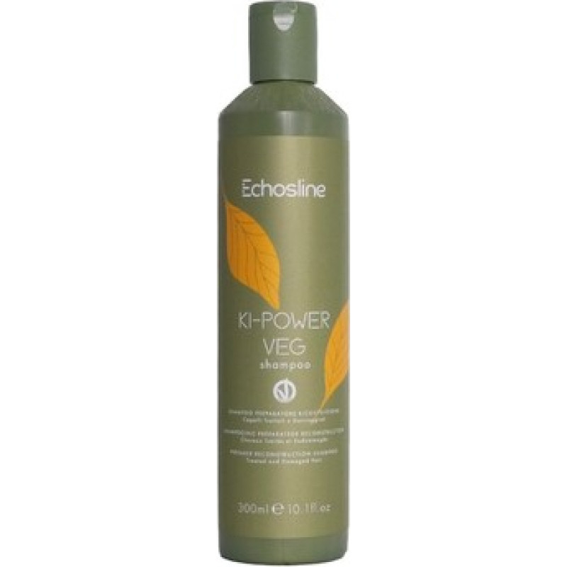 Echosline Ki-Power Veg Shampoo - &Scaron;ampon pro po&scaron;kozen&eacute; a chemicky o&scaron;etřen&eacute; vlasy