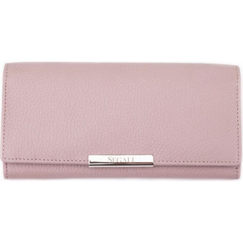 Sieviešu ādas maks 7066 roze