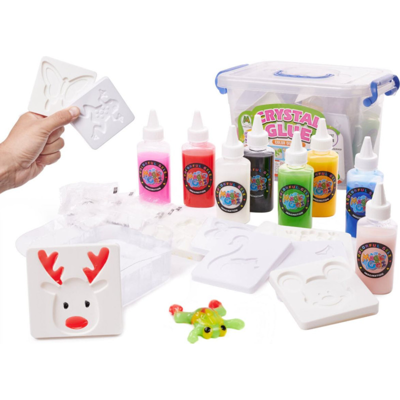 Klej kristāla līmes gļotas 3D komplekts 26el.