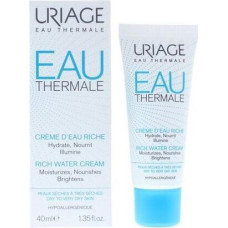 Mitrinošs sejas krēms sausai un ļoti sausai ādai Uriage Eau Thermale Rich Water Cream 40 ml