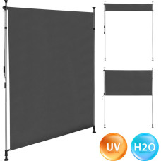 Multigarden Clamp-On Retractable Awning with Crank, Height Adjustable, Anthracite MultiGarden