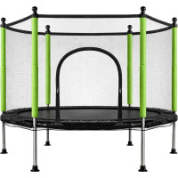 Bērnu dārza batuta tīkls 140 cm zaļš