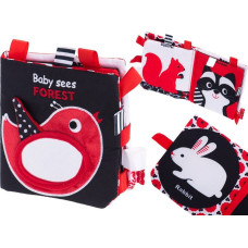 Sensoriskie grāmatu koduma marķieri kontrastējošs mežs