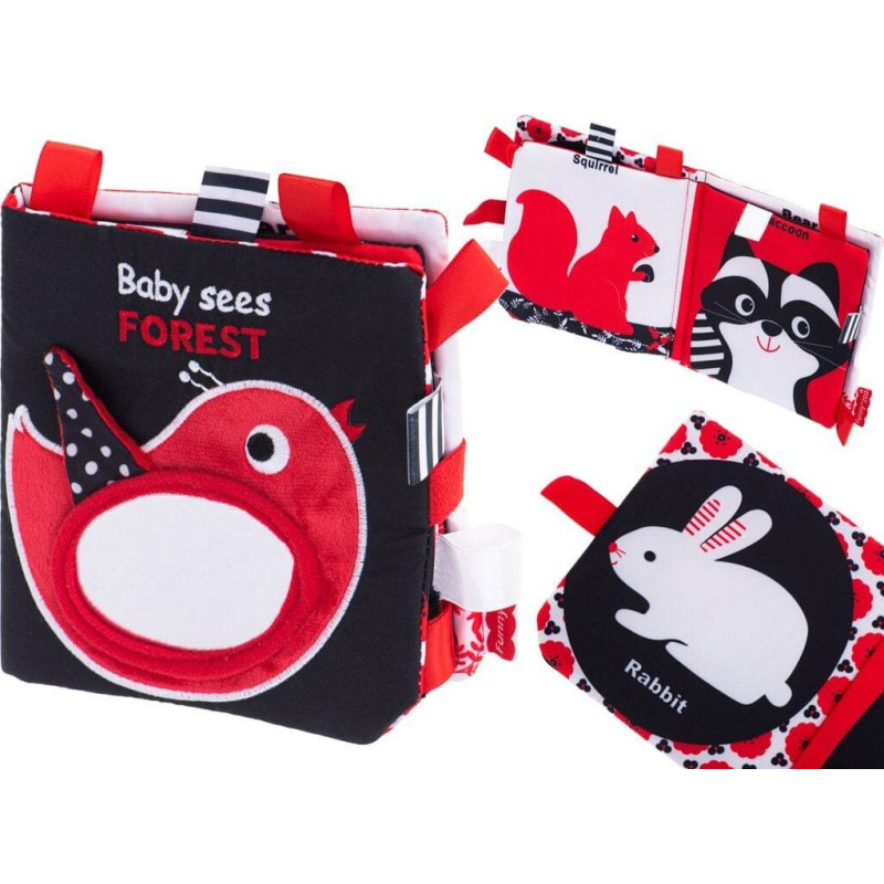 Sensoriskie grāmatu koduma marķieri kontrastējošs mežs