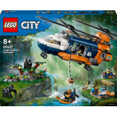 LEGO City Džungļu pētnieku helikopters un bāzes nometne