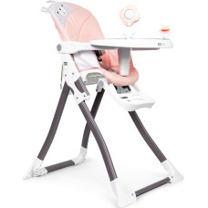 Ecotoys Folding High Chair for Feeding Pink ECOTOYS