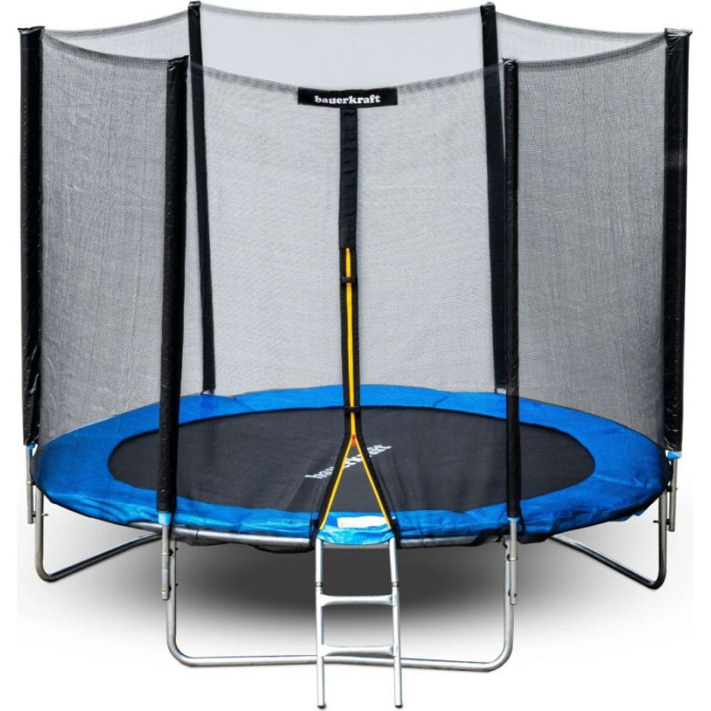 Bauerkraft Garden Trampoline with Outer Safety Net 10 ft 304&ndash;312 cm + Ladder