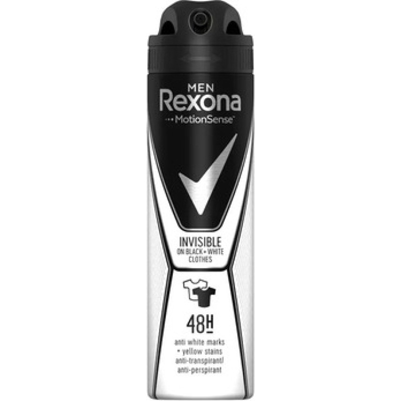 Rexona Men Motionsense Invisible Black+White - Antiperspirant in Spray