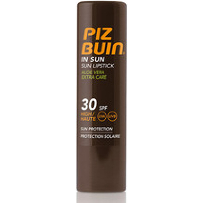 Piz Buin Lip Balm with Aloe Vera - Aloe Vera Sun Lipstick Extract Care SPF 20