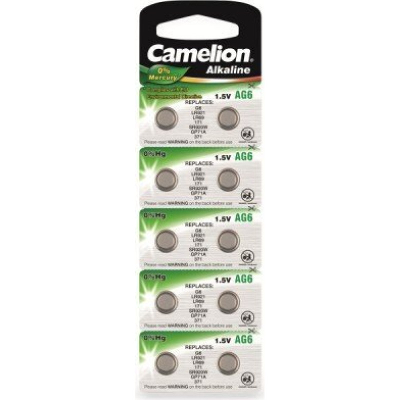 Camelion AG6 / LR69 / SR920W / 171 / GP71A / 371 (10 gab)