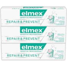 Elmex Sensitive Professional Repair & Prevent Trio Toothpaste (3 pcs) - Toothpaste for pain relief