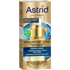 Astrid Hyaluronic Gold Serum - Vyplňuj&iacute;c&iacute; očn&iacute; s&eacute;rum proti vr&aacute;sk&aacute;m
