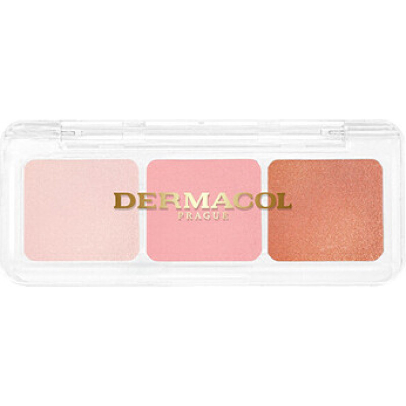 Dermacol Trio Palette - Paletka očn&iacute;ch st&iacute;nů 4,2 g