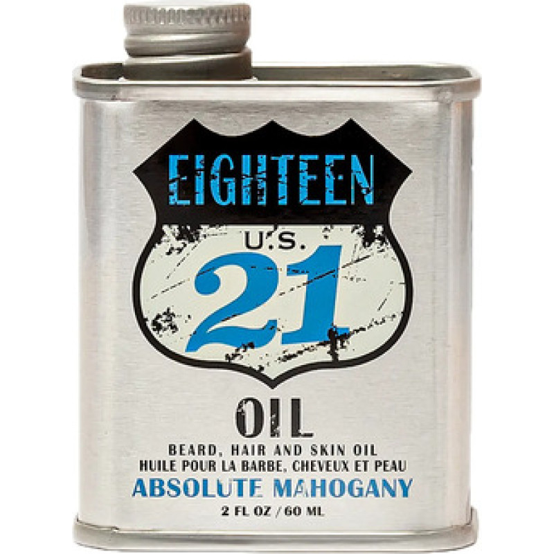 18.21 Man Made Beard, Hair & Skin Oil ( Absolute Mahogany ) - V&iacute;ce&uacute;čelov&yacute; olej pro vousy