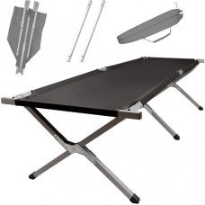 Saliekamā kempinga gulta Canada melna 150kg