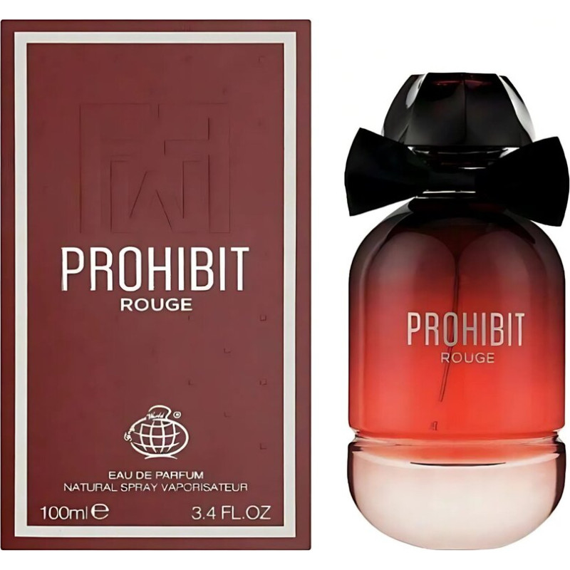 Parfimērijas ūdens Prohibit Rouge Fragrance World sievietēm EDP, 100ml