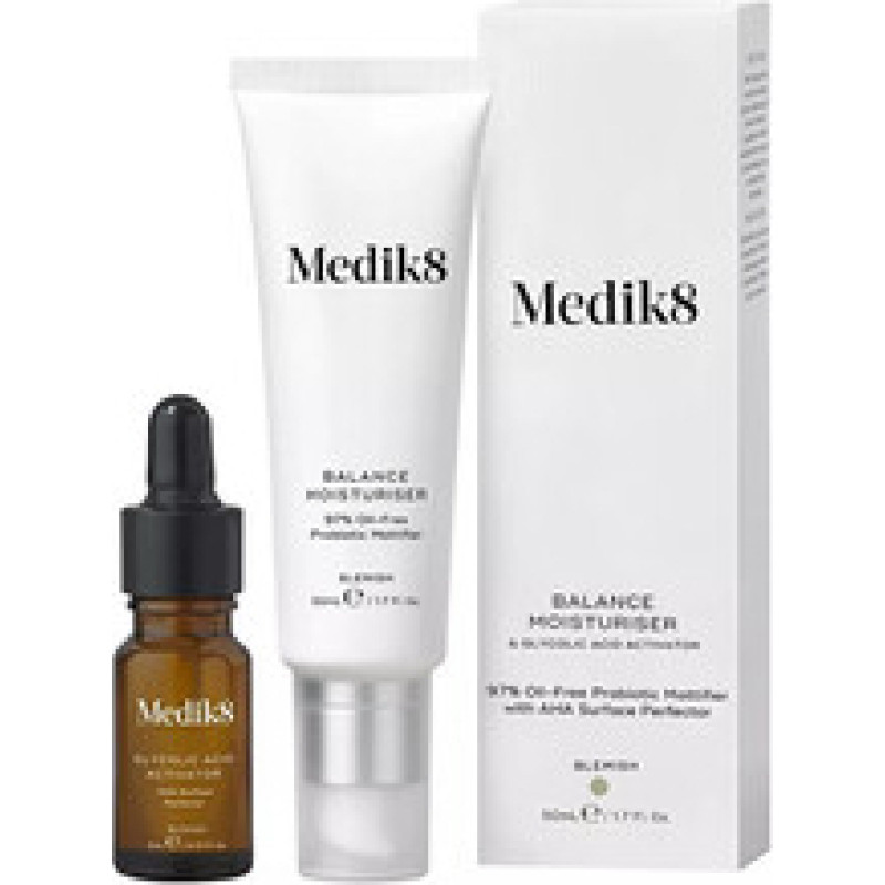 Medik8 Balance Moisturiser & Glycolic Acid Activator Surface Perfector
